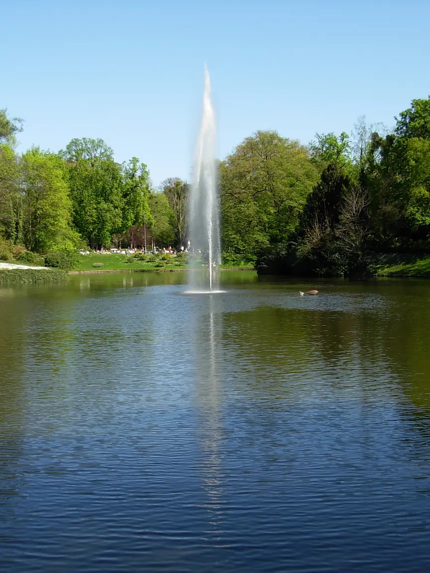 Mobilisierung im Kurpark Wiesbaden